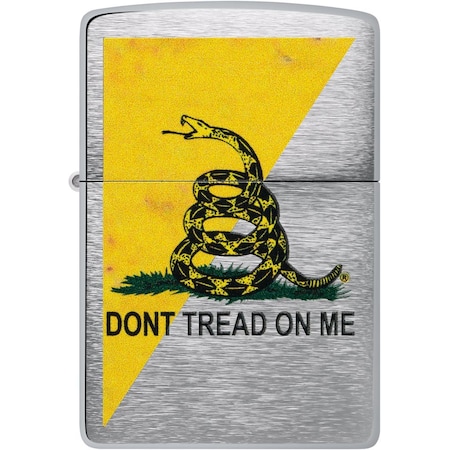 Zippo 2024 Zippo Supplement, Dont Tread On Me, Brushed Chrome ZIP-48118